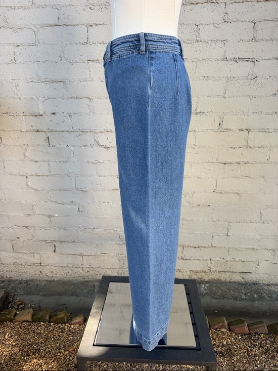 Free People We The Free Wide-Leg Denim Sailor Pants Size 27 - Picture 5 of 9